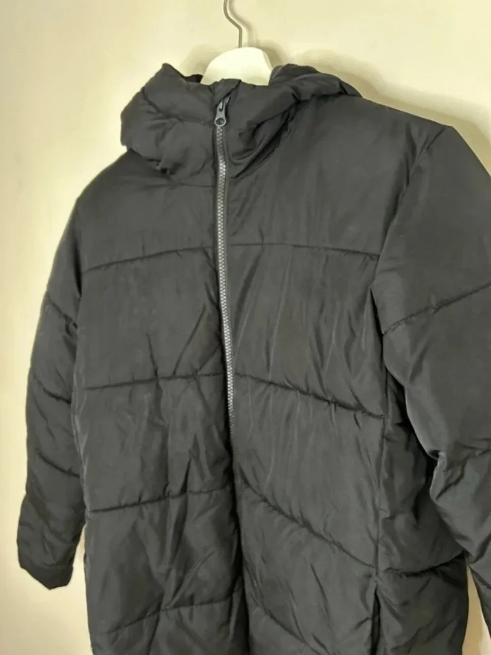Gap Kids Warmest Jacket Puffer Black Hood Water Resistant
